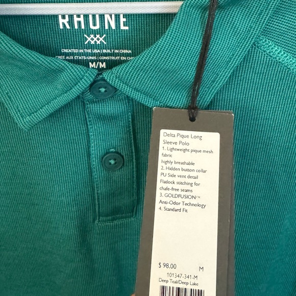 Rhone Delta Polo Longsleeve - Picture 2 of 3
